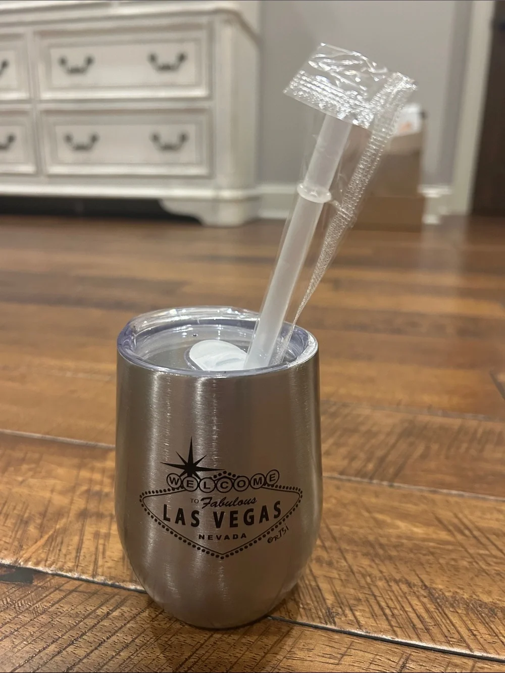 Las Vegas Stainless Steel Insulated Tumbler - Silver